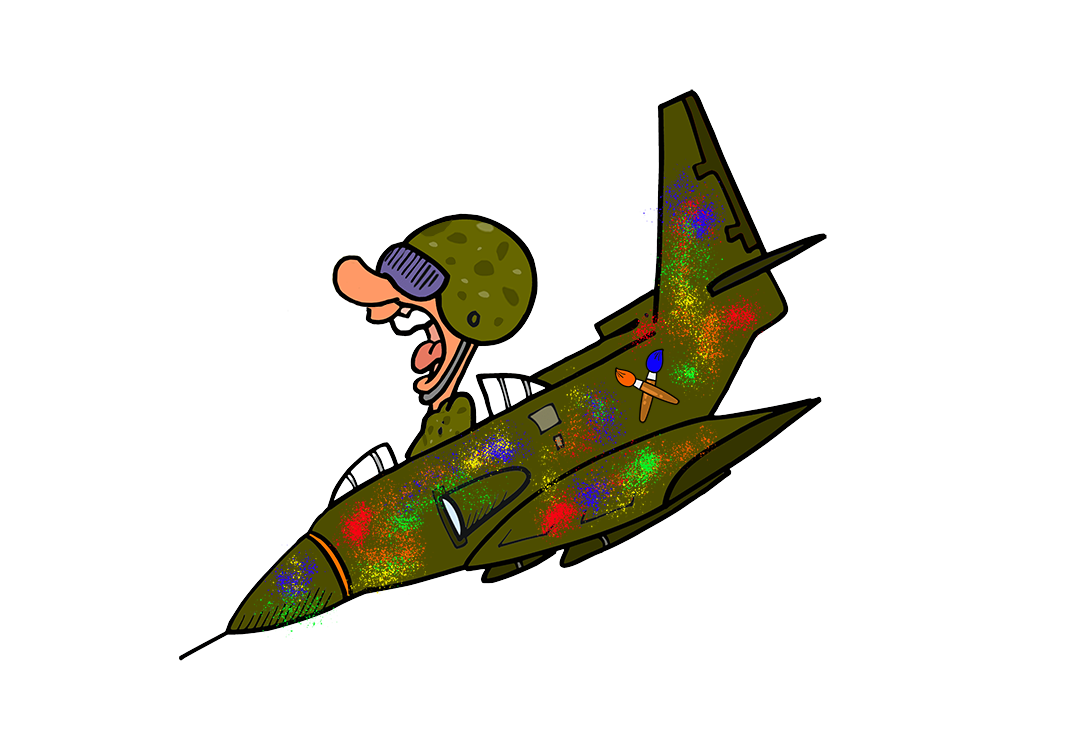 Colorfield in Fun Fighter Jet